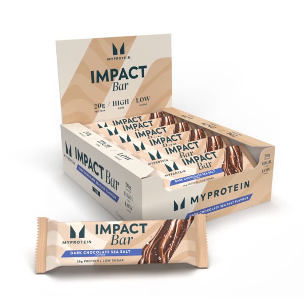 Myprotein Impact Bar — 12x64 г Темний шоколад з морською сіллю