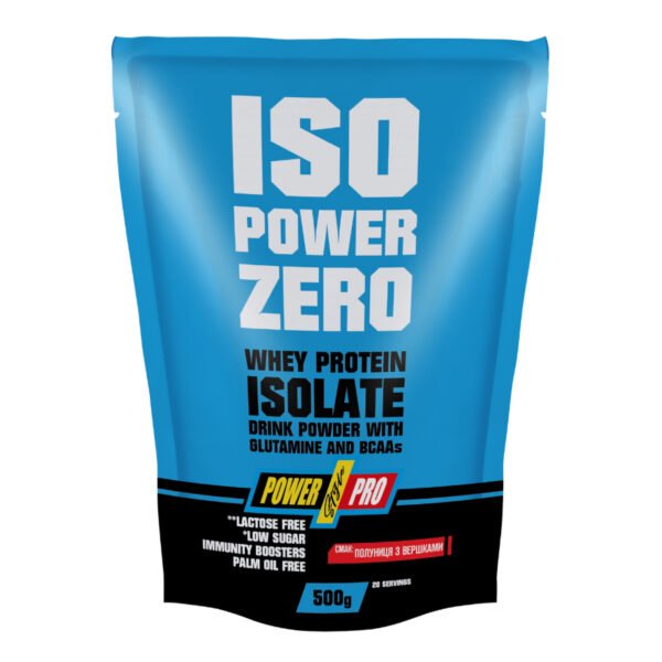 Power Pro ISO Power Zero — 500 г полуниця з кремом