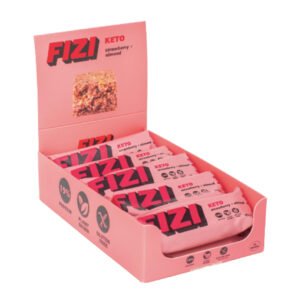 KETO Protein Bar - 10x45g Strawberry + Almond (Пошкоджена упаковка)