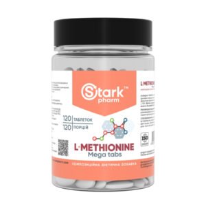 L-Methionine 500mg - 120 caps (Пошкоджена банка)
