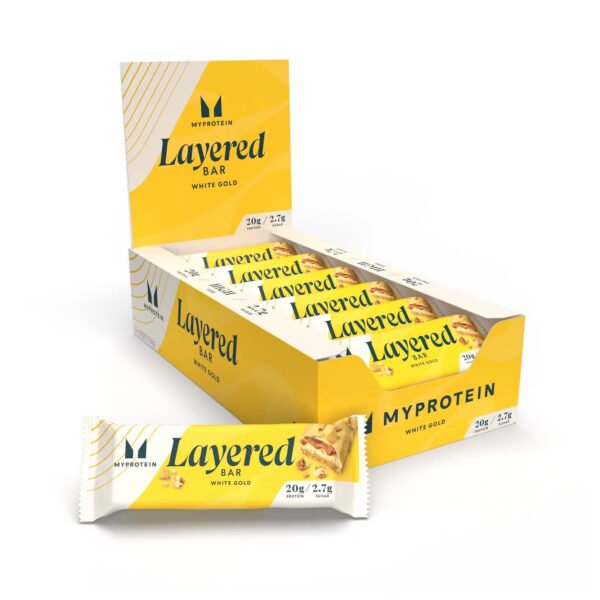 Myprotein Layered Bar — 12x60 г Біле золото