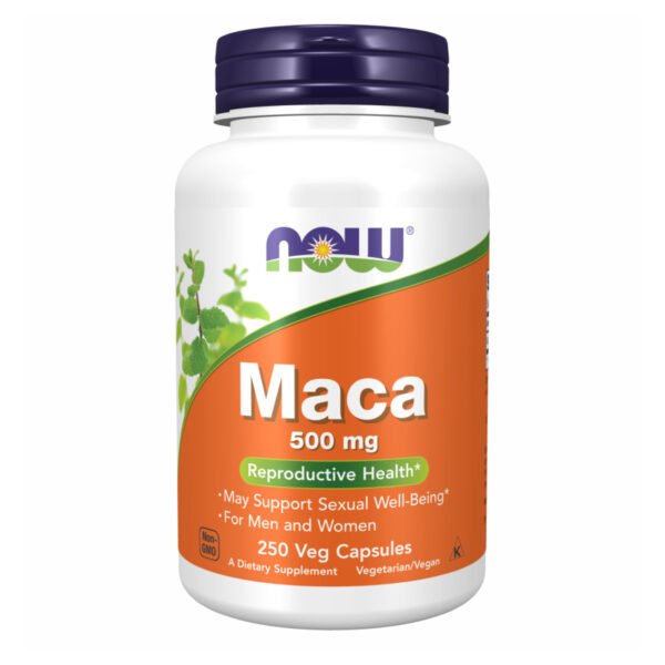 Now Foods Мака 500мг — 250 рослинних капсул