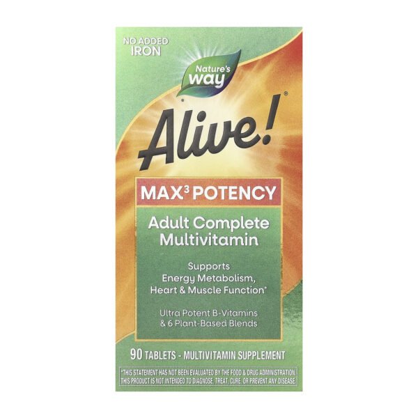 Nature's Way Max3 (No-Iron) — 90 таблеток