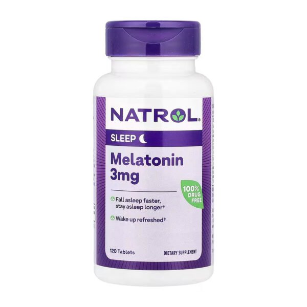 NATROL Мелатонін 3 мг — 120 таблеток