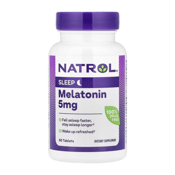 NATROL Мелатонін 5 мг — 60 таблеток