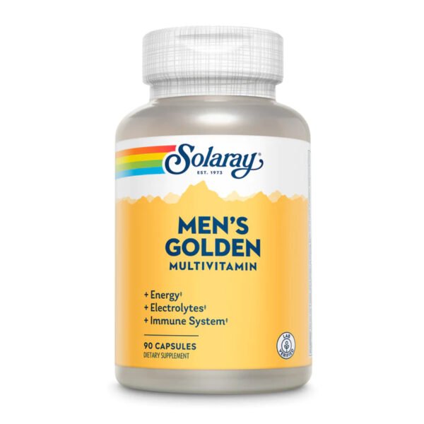 Solaray Men's Golden Multi-Vitamin — 90 капсул
