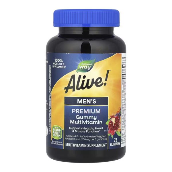 Nature's Way Чоловічий преміум мультивітамін — 75 гумок
