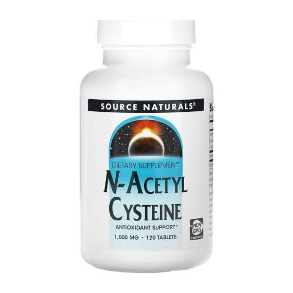 Source Naturals N-Ацетилцистеїн 1000 мг - 120 таблеток