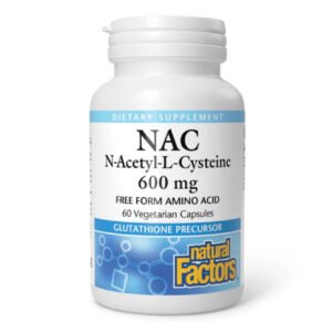 N-Acetyl-L-Cysteine Amino Acid 600mg - 60 vcaps (Пошкоджена банка)
