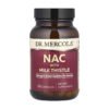 Dr. Mercola NAC з Розторопшею — 60 капсул