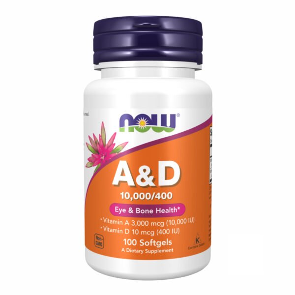 Now Foods Вітамін A & D 10000/400 — 100 капсул