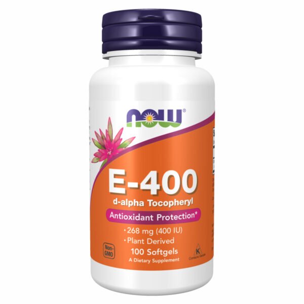 Now Foods Вітамін E 400 — 100 капсул