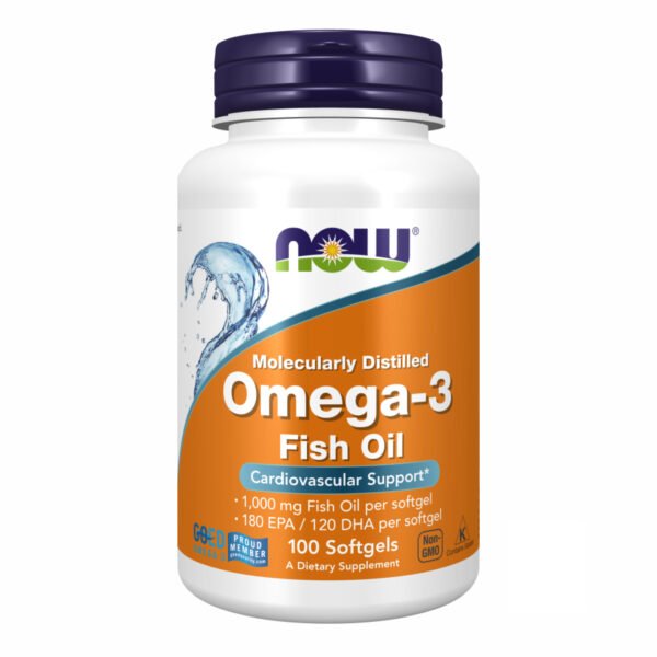 Now Foods Omega-3 1000 мг — 100 капсул