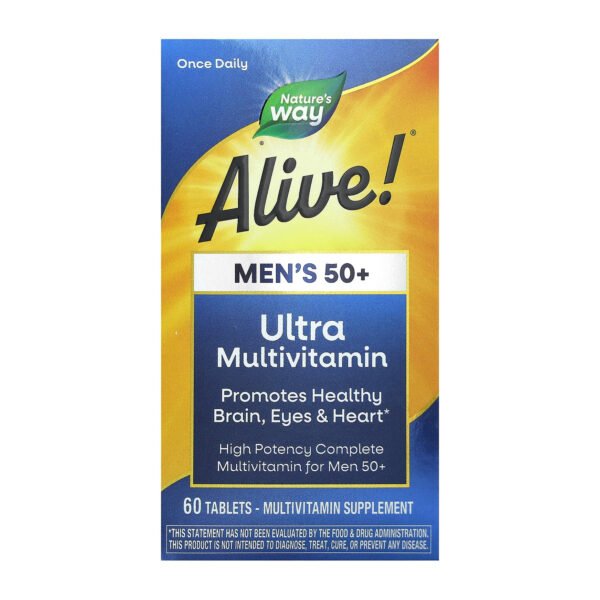 Nature's Way Once Daily Men's 50+ Ultra Multivitamin — 60 таблеток
