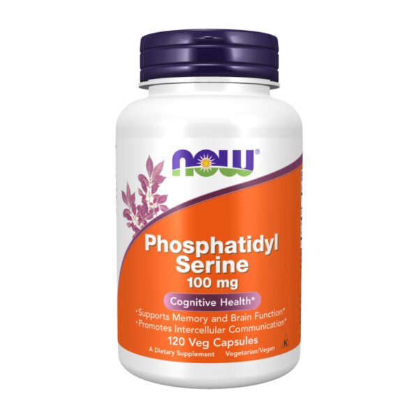 Now Foods Фосфатидилсерин 100 мг - 120 рослинних капсул