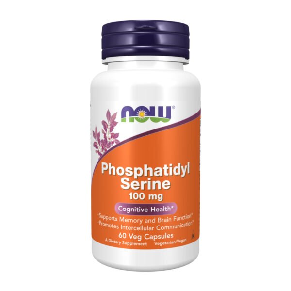 Now Foods Фосфатидил серин 100 мг - 60 рослинних капсул
