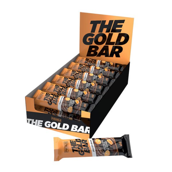 Pure Gold Протеїновий батончик - 18x45г Шоколадний трюфель з апельсином