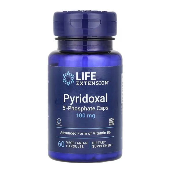 Life Extension Піридоксал 5'-фосфат — 60 рослинних капсул