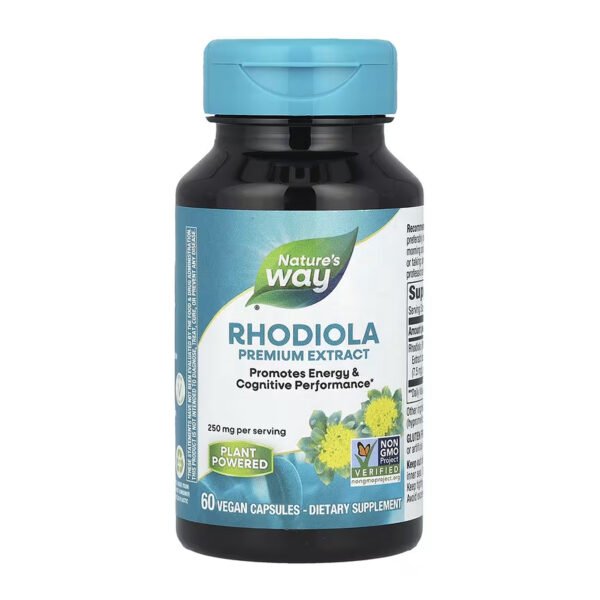 Nature's Way Родіола рожева — 60 рослинних капсул