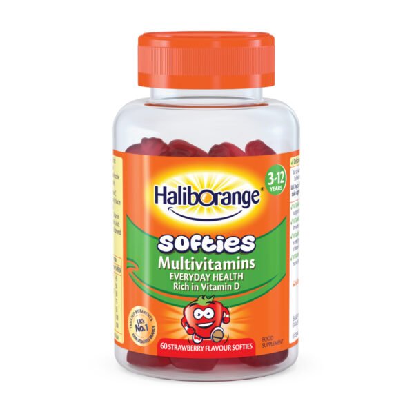 Haliborange Softies Multivitamins — 60 капсул малина