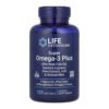 Super Omega-3 Plus EPA/DHA Fish Oil, Sesame Lignans, Olive Extract, Krill & Astaxanthin - 120 softgels