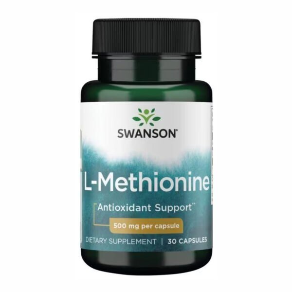Swanson L-метіонін 500 мг - 30 капсул