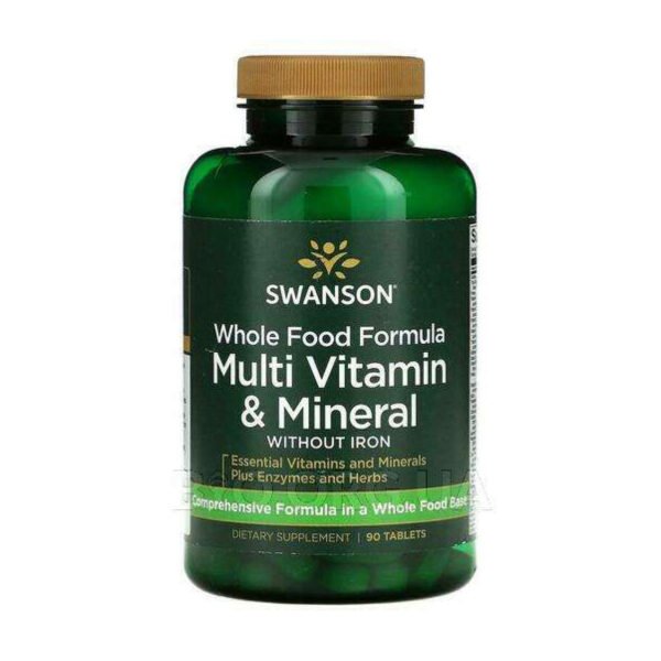 Swanson Whole Food Formula Мультивітамінно-мінеральний комплекс — 90 таблеток