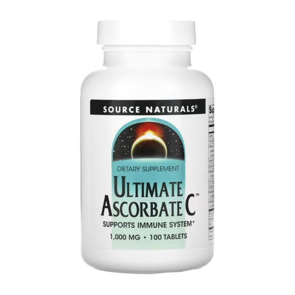 Source Naturals Ultimate Ascorbate C™ — 100 таблеток