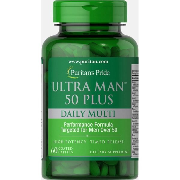 Ultra Man™ 50 Plus - 60 Caplets (Пошкоджена банка)