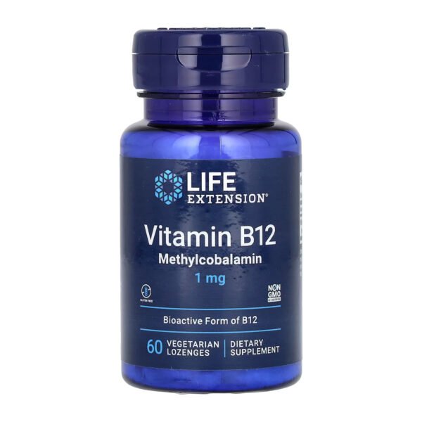 Vitamin B12 Methylcobalamin 1 mg - 60 vcaps (Пошкоджена банка)