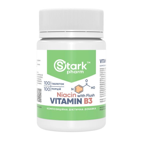 Stark Pharm Вітамін B3 Ніацин — 100 капсул