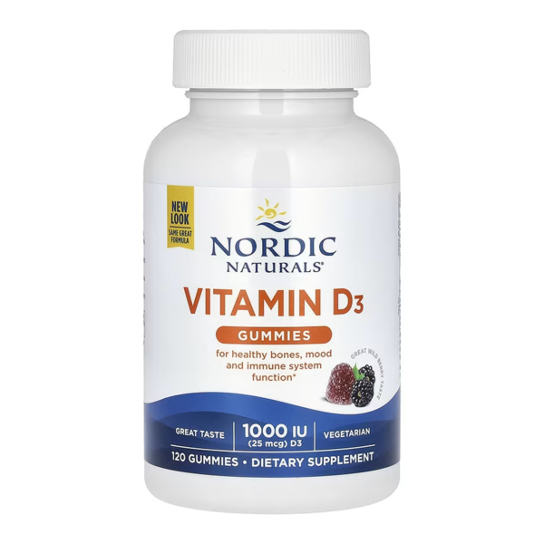 Nordic Naturals Вітамін D3 Жувальні цукерки — 120 штук