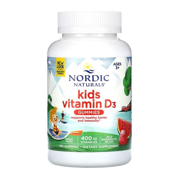 Nordic Naturals Вітамін D3 для дітей — 120 жувальних гумок