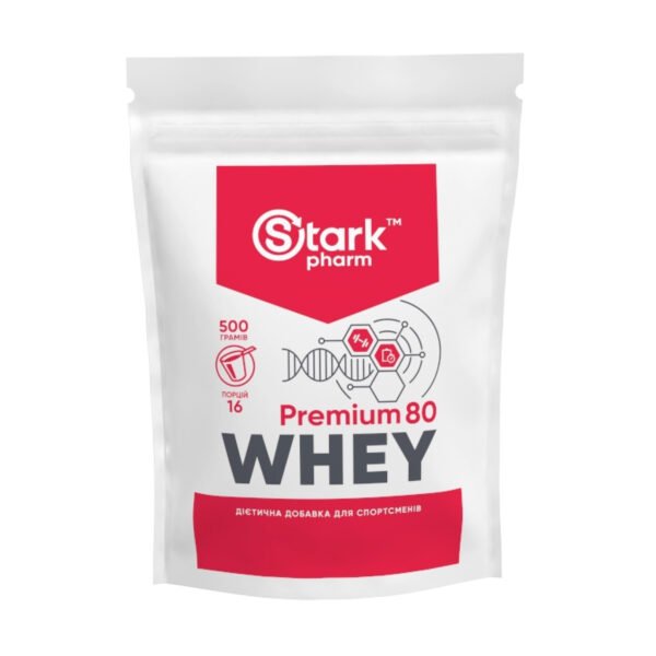 Stark Pharm Whey 80 Premium — 500 г полуниця