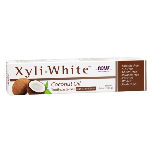 Now Foods XyliWhite™ Зубна паста з кокосовою олією гель - 181 г