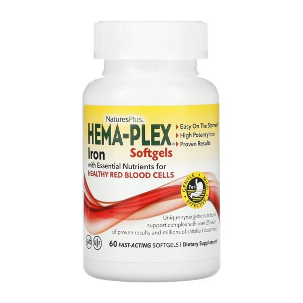 Nature's Plus Hema-Plex — 60 капсул