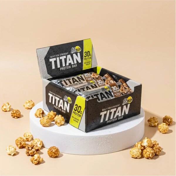 TITAN BAR - 9x85g Caramel Popcorn